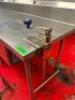 78" STAINLESS PREP TABLE WITH UNDERSHELF AND DRAWER - 9