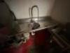 48" RIGHT SIDE STAINLESS SOIL TABLE W/ SPRAY SINK