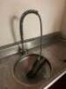 48" RIGHT SIDE STAINLESS SOIL TABLE W/ SPRAY SINK - 4