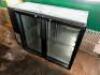 TRUE 48" TWO DOOR BACK BAR GLASS DOOR COOLER. - 3