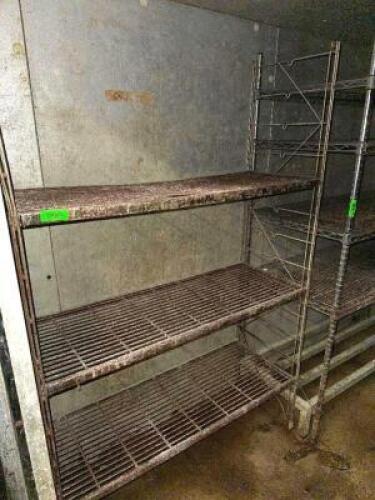 48" X 14" THREE TIER WIRE RACK