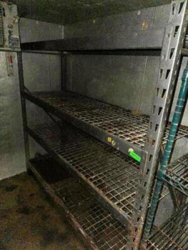 72" X 24" FIVE TIER METAL SHELF