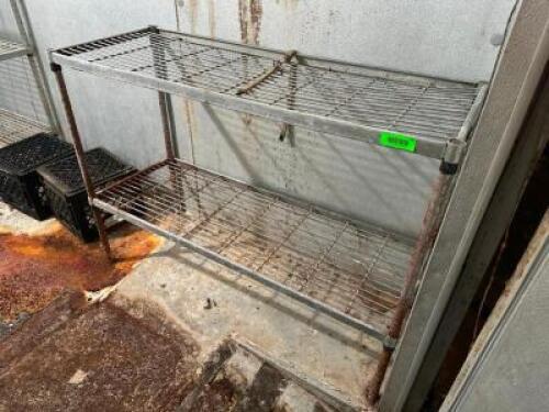 48" X 18" TWO TIER WIRE SHELF