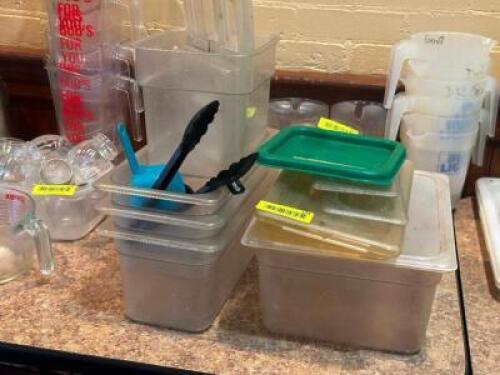 ASSORTED INGREDIENT CONTAINERS