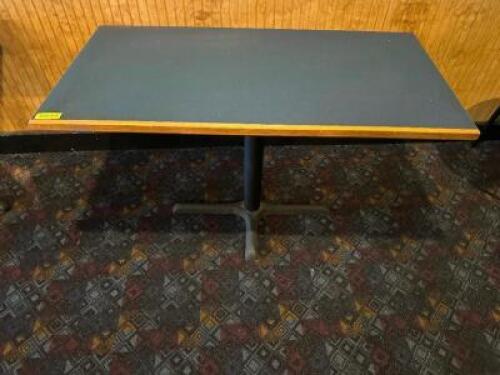 42" X 24" COMPOSITE TABLE W/ BASE.
