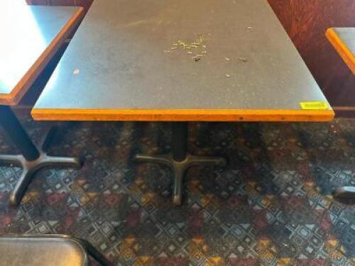 30" X 30" COMPOSITE TABLE W/ BASE.
