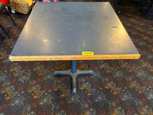30" X 30" COMPOSITE TABLE W/ BASE.