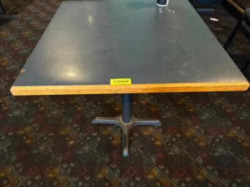 30" X 30" COMPOSITE TABLE W/ BASE.