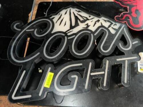 COORS LIGHT LED SIGN.