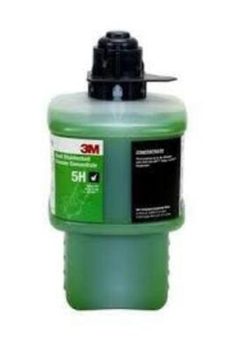 DESCRIPTION: (2) DISINFECTANT CLEANER BRAND/MODEL: 3M 5H QUAT RETAIL$: $56.29 EA SIZE: 2L QTY: 2