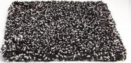 DESCRIPTION: (1) ROLL OF CARPET INFORMATION: FLUFFY, BLACK AND WHITE QTY: 1