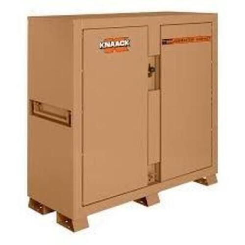 DESCRIPTION: (1) JOBMASTER CABINETBRAND/MODEL: KNAACK #109INFORMATION: BROWNSIZE: 24" X 60" X 60"RETAIL$: $2098.99 EAQTY: 1