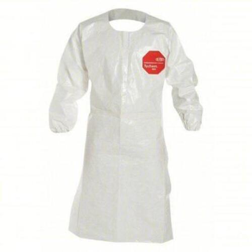 DESCRIPTION: (25) APRONS BRAND/MODEL: DUPONT #24AG54 INFORMATION: WHITE, SNAP, TIE SIZE: XL RETAIL$: $625.49 TOTAL QTY: 25