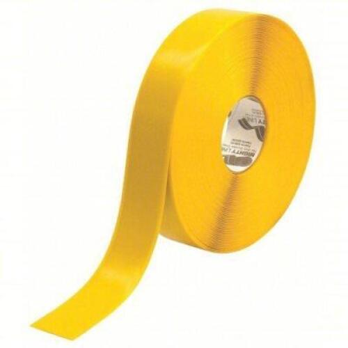 DESCRIPTION: (2) FLOOR MARKING TAPE BRAND/MODEL: MIGHT LINE #3UAP6 INFORMATION: YELLOW, EXTRA-DURABLE, SOLID, YELLOW, 2 IN X 100 FT, 50 MIL TAPE THICK