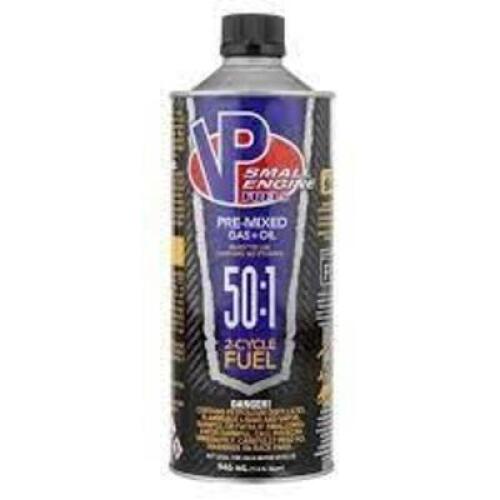 DESCRIPTION: (4) PRE MIXED GAS AND OIL BRAND/MODEL: VP SMALL ENGINE FUELS INFORMATION: 50:01:00 RETAIL$: $30.00 TOTAL SIZE: 1 QT QTY: 4