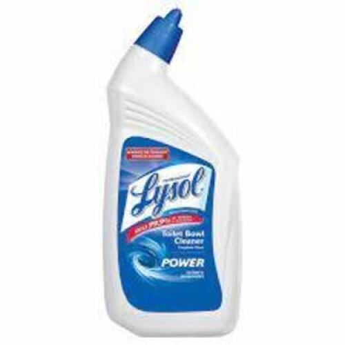 DESCRIPTION: (6) TOILET BOWL CLEANER BRAND/MODEL: LYSOL #49RM14 INFORMATION: WINTERGREEN FRAGRANCE RETAIL$: $30.00 TOTAL SIZE: 32 OZ QTY: 6