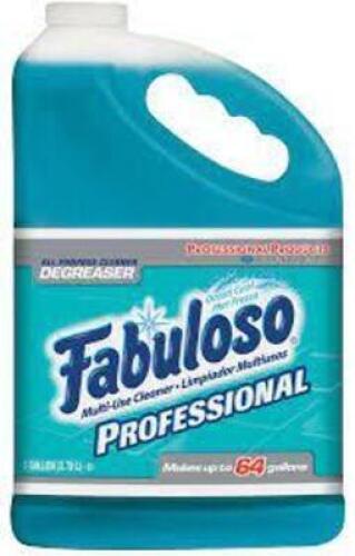 DESCRIPTION: (2) ALL PURPOSE CLEANER CONCENTRATE BRAND/MODEL: FABULOSO PROFESSIONAL #B0049HK3Q6 INFORMATION: OCEAN COOL SCENT, MAKES UP TO 64 GALLONS