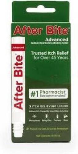 DESCRIPTION: (12) BOTTLES OF AFTER BITE ITCH RELIEF BRAND/MODEL: AFTER BITE #0006-1030 SIZE: .50 OZ RETAIL$: $52.66 EA QTY: 12