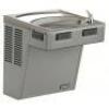 DESCRIPTION: (1) SINGLE DRINKING FOUNTAIN BRAND/MODEL: ELKAY #2KLF1 INFORMATION: ON-WALL, REFRIGERATED, GRAY, NON-FILTERED SIZE: 20 5/8 IN HT RETAIL$: