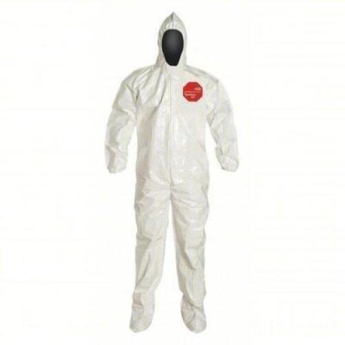 DESCRIPTION: (12) COVERALLS BRAND/MODEL: DUPONT #4LUJ3 INFORMATION: WHITE, ELASTIC WRIST SIZE: LARGE RETAIL$: $470.01 TOTAL QTY: 12