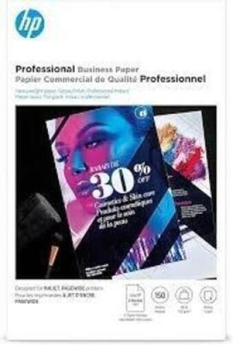 DESCRIPTION: (5) PACKS OF (150) SHEETS OF PRINTING PAPER BRAND/MODEL: HP INFORMATION: WHITE, GLOSSY SIZE: 11" X 17" RETAIL$: $66.99 TOTAL QTY: 5