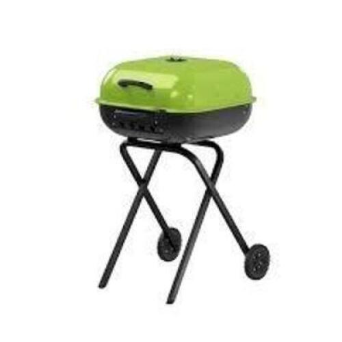 DESCRIPTION: (1) PORTABLE CHARCOAL GRILL BRAND/MODEL: AMERICANA WALK A BOUT INFORMATION: GREEN RETAIL$: $64.00 EA QTY: 1