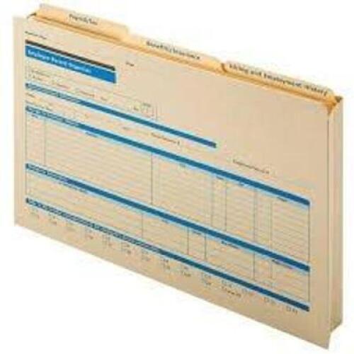 DESCRIPTION: (1) CASE OF APPROX (100) EMPLOYEE RECORD ORGANIZER RETAIL$: $231.73 EA QTY: 1