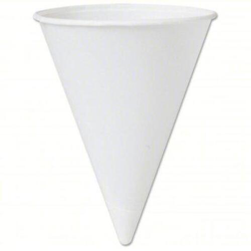 DESCRIPTION: (1) CASE OF (5000) DISPOSABLE COLD CUP BRAND/MODEL: DART #392C52 SIZE: 4.25 oz Capacity, White, Paper, Unwrapped, Patternless RETAIL$: $2