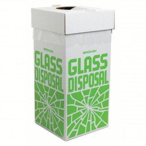 DESCRIPTION: (1) RECYCLING COLLECTION BOX BRAND/MODEL: SP SCIENCEWARE #46C918 SIZE: 5 gal Capacity, 12 in Wd/Dia, 12 in Dp, 27 in Ht, 6 PK RETAIL$: $1