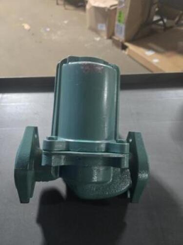 DESCRIPTION: (1) HYDRONIC CIRCULATING PUMP BRAND/MODEL: TACO 0010-F3 INFORMATION: 115V, 1PH FLANGE CONNECTION SIZE: 1/8HP, 3/4" TO 1-1/2" IN/OUT RETAI