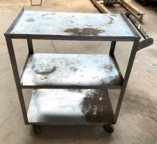 3-TIER STAINLESS CART