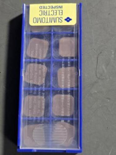 DESCRIPTION: (20) CARBIDE MILLING INSERTS BRAND/MODEL: SUMITOMO SFKN12T3AZTN ACZ350 RETAIL$: $243.20 QTY: 20