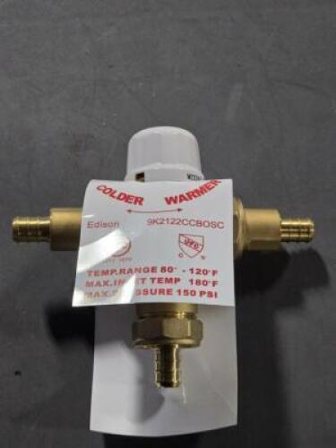 DESCRIPTION: (2) THERMOSTATIC MIXING VALVES BRAND/MODEL: ULTRA 9K2122CCBOSC RETAIL$: $142.00 QTY: 2