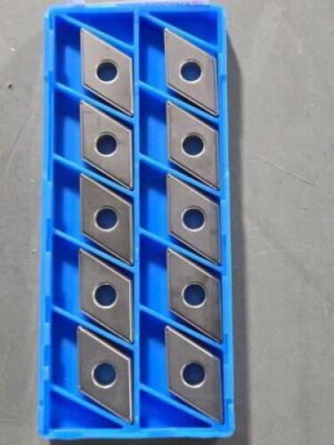 DESCRIPTION: (30) CARBIDE TURNING INSERTS BRAND/MODEL: KYOCERA DNGG 432 DP RETAIL$: $610.30 QTY: 30