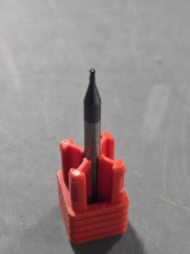 DESCRIPTION: (1) CARBIDE CORNER ROUNDING END MILL BRAND/MODEL: MITGI E01-001-ALTIN SIZE: .0394" DIA 0.060 RAD RETAIL$: $109.00 QTY: 1
