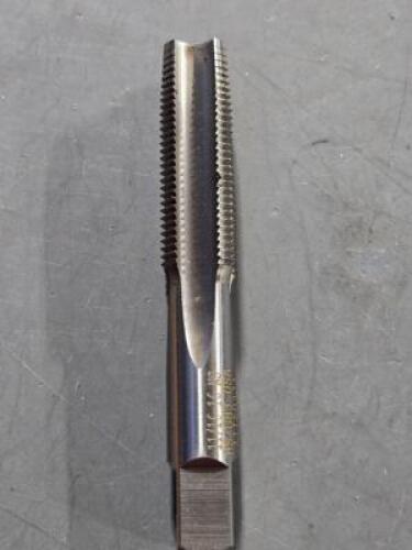 DESCRIPTION: (1) HSS STRAIGHT FLUTE PLUG TAP BRAND/MODEL: HERTEL 02385144 SIZE: 11/16-16 UNS RETAIL$: $65.11 QTY: 1