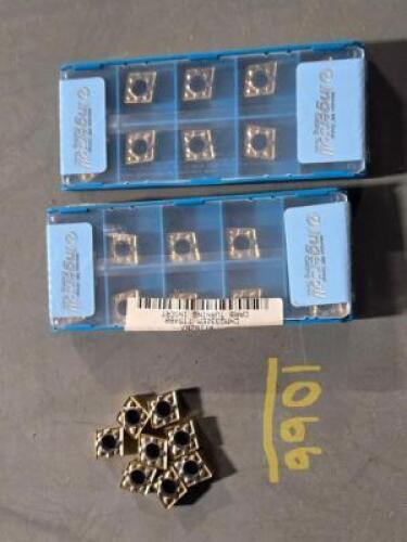 DESCRIPTION: (28) CARBIDE TURNING INSERTS BRAND/MODEL: CNMG332EM TT5080 RETAIL$: $339.64 QTY: 28