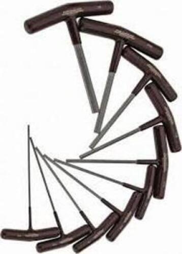 DESCRIPTION: (1) SET OF (10) T-HANDLE HEX KEYS BRAND/MODEL: PARAMOUNT 36742609 SIZE: 3/32" TO 3/8" 6" OAL RETAIL$: $60.62 QTY: 1