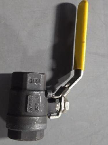 DESCRIPTION: (2) 2000 WOG WCB BALL VALVES BRAND/MODEL: C&C INDUSTRIES 2000 WOG SIZE: 1" RETAIL$: $109.98 QTY: 2