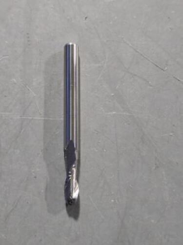 DESCRIPTION: (1) SOLID CARBIDE BALL END MILL BRAND/MODEL: KYOCERA 1625-1716.563 SIZE: 11/64" QTY: 1