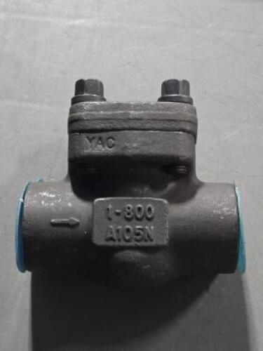 DESCRIPTION: (1) SWING CHECK VALVE BRAND/MODEL: WARREN 853-T SIZE: 1" RETAIL$: $231.00 QTY: 1