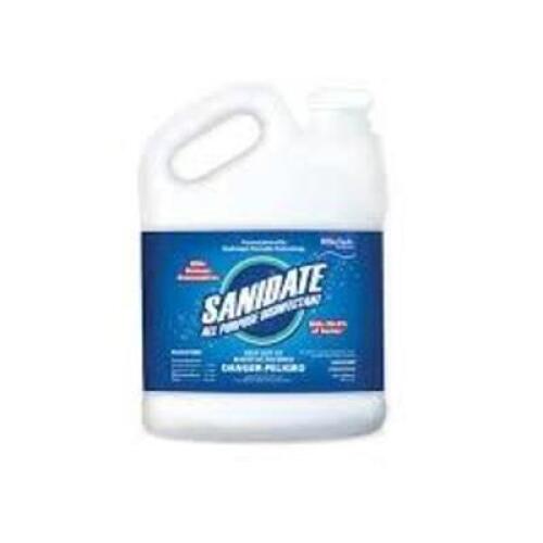 DESCRIPTION: (2) ALL PURPOSE DISINFECTANT BRAND/MODEL: SANIDATE SIZE: 1 GALLON RETAIL$: $23.00 EA QTY: 2