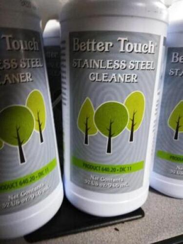 DESCRIPTION: (6) STAINLESS STEEL CLEANER BRAND/MODEL: BETTER TOUCH SIZE: 32 QT QTY: 6