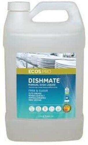 DESCRIPTION: (2) MANUAL DISH LIQUID BRAND/MODEL: ECOS PRO DISHMATE SIZE: 1 GALLON RETAIL$: $25.00 EA QTY: 2