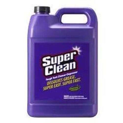 DESCRIPTION: (2) TOUGH TASK CLEANER DEGREASER BRAND/MODEL: SUPER CLEAN #551260620 SIZE: 1 GALLON RETAIL$: $10.00EA QTY: 2