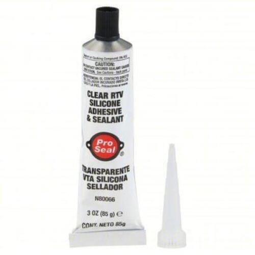 DESCRIPTION: (3) CLEAR RTV SILICONE ADHESIVE AND SEALANT BRAND/MODEL: PRO SEAL SIZE: 3 OZ RETAIL$: $5.43 EA QTY: 3