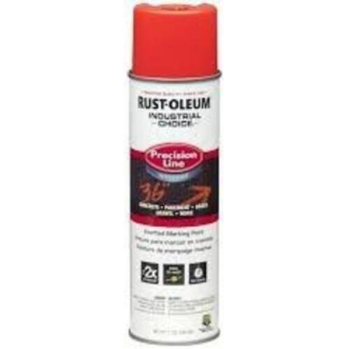 DESCRIPTION: (6) INDUSTRIAL LINE MARKING PAINT BRAND/MODEL: RUST-OLEUM INFORMATION: FLUORESCENT RED SIZE: 17 OZ RETAIL$: $8.50 EA QTY: 6