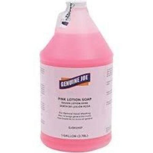 DESCRIPTION: (2) PINK LOTION SOAP BRAND/MODEL: GENUINE JOE #GJO02107 SIZE: 1 GALLON RETAIL$: $10.00 EA QTY: 2