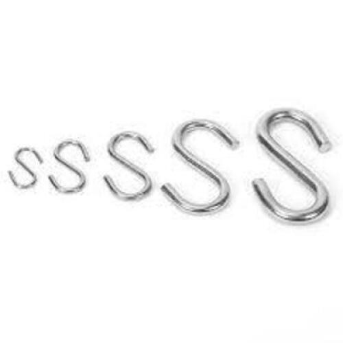 DESCRIPTION: (1) CASE OF (100) ZINC PLATED S HOOK BRAND/MODEL: SGM0115-10X90 SIZE: 3-1/2 RETAIL$: $207.00 EA QTY: 1