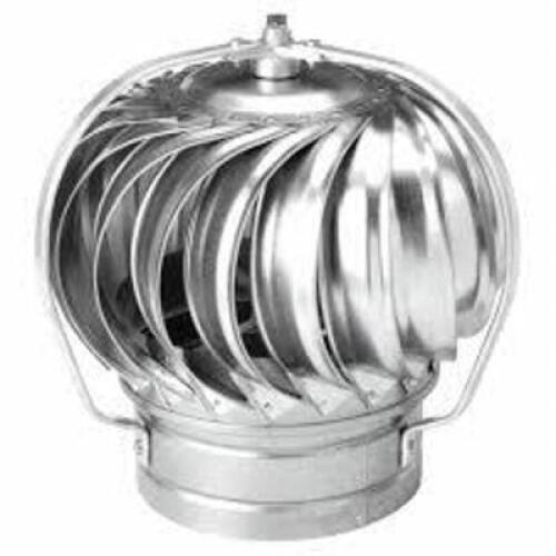DESCRIPTION: (1) WIND-DRIVEN TURBINE EXHAUST VENTILATOR BRAND/MODEL: EMPIRE #2C530 SIZE: 16 1/4 in Head Dia, 10 in Throat Dia, 425 cfm @ 4 mph, Steel